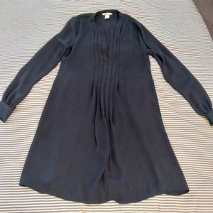 H&M Navy Long Sleeve Shift Dress
